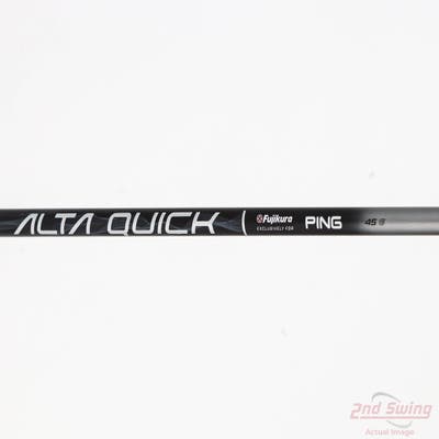 Used W/ Ping RH Adapter Ping ALTA Quick 45g Driver Shaft Senior 44.75in