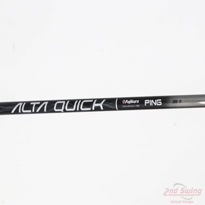Used W/ Ping RH Adapter Ping ALTA Quick 35g Driver Shaft Senior 44.75in