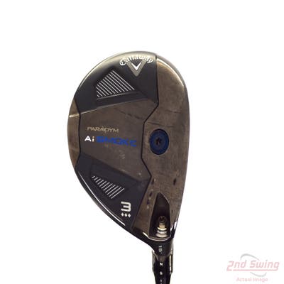 Callaway Paradym Ai Smoke TD Fairway Wood 3 Wood 3W 15° Grafalloy ProLaunch Blue 45 Graphite Senior Right Handed 43.5in
