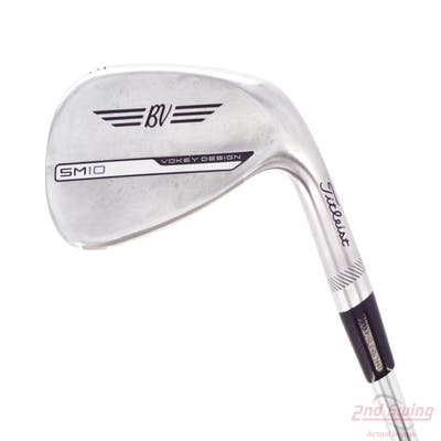 Titleist Vokey SM10 Tour Chrome Wedge Pitching Wedge PW 46° 10 Deg Bounce F Grind Titleist Vokey BV Steel Wedge Flex Right Handed 35.75in