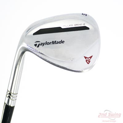 TaylorMade Milled Grind 2 Chrome Wedge Gap GW 52° 9 Deg Bounce SB True Temper Dynamic Gold S200 Steel Stiff Left Handed 35.75in