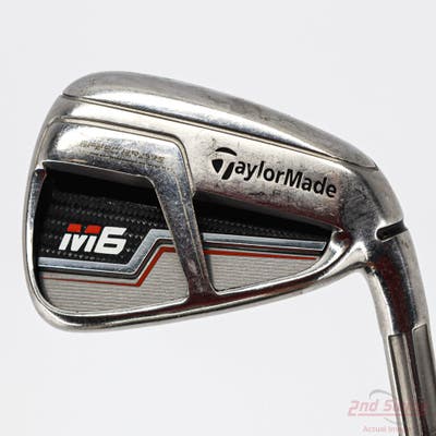 TaylorMade M6 Single Iron 7 Iron Stock Steel Shaft Steel Regular Right Handed 37.5in