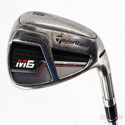 TaylorMade M6 Single Iron 9 Iron Stock Steel Shaft Steel Stiff Right Handed 36.5in