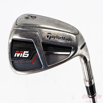 TaylorMade M6 Single Iron Pitching Wedge PW Stock Steel Shaft Steel Stiff Right Handed 36.25in