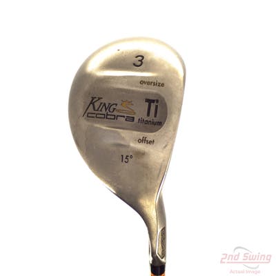 Cobra King Cobra Titanium Offset Fairway Wood 3 Wood 3W 15° Stock Graphite Shaft Graphite Regular Right Handed 43.25in