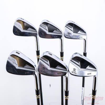 Miura MC-502 Iron Set 6-PW SW Dynamic Gold Mid 100 Gunmetal Steel X-Stiff Right Handed +1/2"