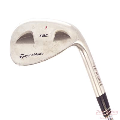 TaylorMade Rac Chrome Wedge Sand SW 56° 12 Deg Bounce Stock Steel Shaft Steel Wedge Flex Right Handed 35.75in