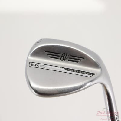 Titleist Vokey SM10 Tour Chrome Wedge Lob LW 60° 8 Deg Bounce M Grind Titleist Vokey BV Steel Wedge Flex Right Handed 35.25in