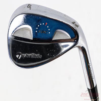 TaylorMade Rac Chrome Wedge Pitching Wedge PW 48° 6 Deg Bounce True Temper Dynamic Gold Steel Wedge Flex Right Handed 35.75in