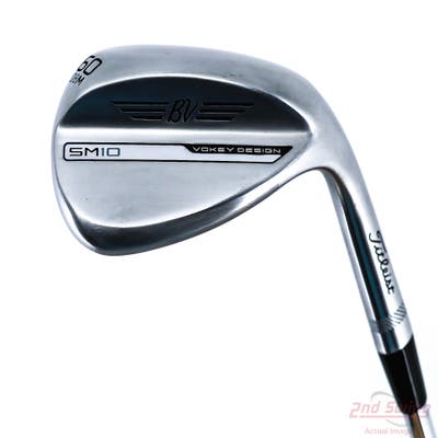 Mint Titleist Vokey SM10 Tour Chrome Wedge Lob LW 60° 8 Deg Bounce M Grind True Temper Dynamic Gold S200 Steel Wedge Flex Right Handed 35.0in