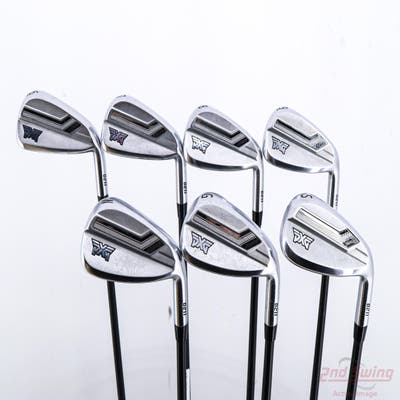 PXG 0211 XCOR2 Chrome Iron Set 6-PW AW SW Project X Cypher 50 Graphite Senior Right Handed +1/4"