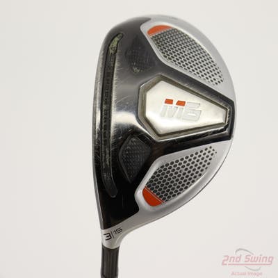 TaylorMade M6 Fairway Wood 3 Wood 3W 15.5° Fujikura ATMOS 6 Red Graphite Stiff Left Handed 43.5in