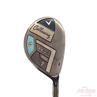 Callaway Reva Rise Fairway Wood 7 Wood 7W 24° UST Mamiya LinQ LTE Graphite Ladies Right Handed 40.25in