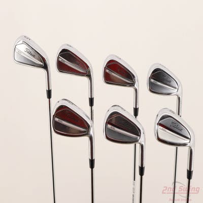 Titleist 2023 T200 Iron Set 5-PW GW True Temper AMT Black S300 Steel Stiff Right Handed +1"