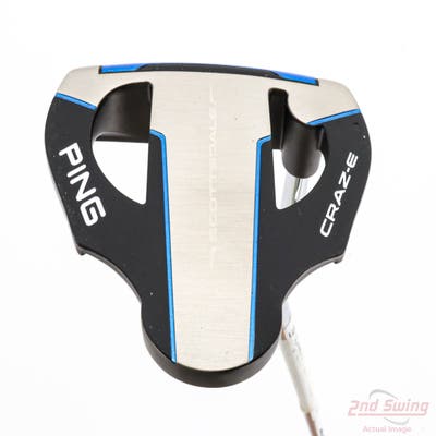 Ping 2025 Scottsdale Craz-E Putter Straight Arc Steel Right Handed Black Dot 35.0in