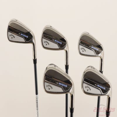 Callaway Paradym Ai Smoke Iron Set 7-PW AW UST Mamiya Recoil Dart 75H F4 Graphite Stiff Right Handed -3/4"