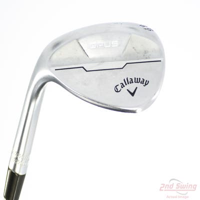 Callaway Opus Brushed Chrome Wedge Lob LW 58° 10 Deg Bounce S Grind True Temper Dynamic Gold Mid 115 Wedge Steel Wedge Flex Left Handed 35.25in