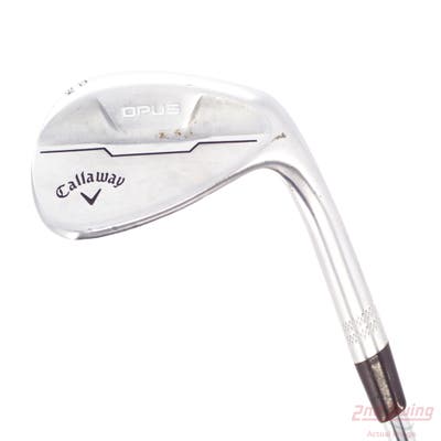 Callaway Opus Brushed Chrome Wedge Lob LW 60° 12 Deg Bounce W Grind True Temper Dynamic Gold Mid 115 Wedge Steel Wedge Flex Right Handed 35.0in