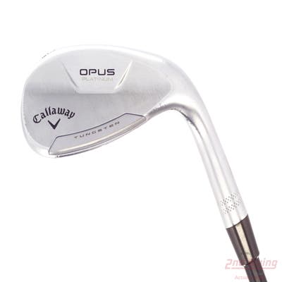 Callaway Opus Platinum Chrome Wedge Sand SW 56° 12 Deg Bounce S Grind True Temper Dynamic Gold Mid 115 TI Wedge GunMetal Steel Wedge Flex Right Handed 35.25in