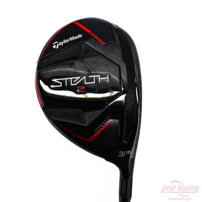 TaylorMade Stealth 2 Fairway Wood 3 Wood 3W 15° UST Mamiya LIN-Q M40X Blue 6 Graphite Regular Right Handed 43.0in