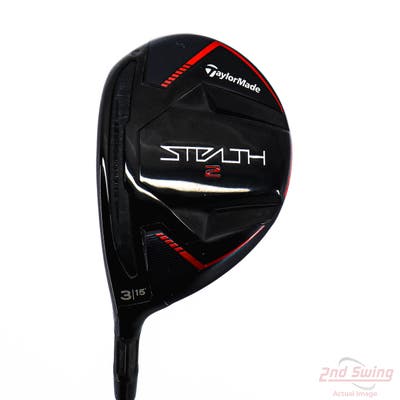 TaylorMade Stealth 2 Fairway Wood 3 Wood 3W 15° UST Mamiya LIN-Q M40X White 7 Graphite X-Stiff Left Handed 42.75in