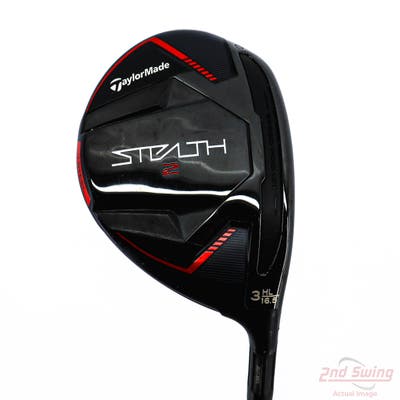 TaylorMade Stealth 2 Fairway Wood 3 Wood HL 16.5° UST Mamiya LIN-Q M40X White 7 Graphite Stiff Right Handed 43.0in