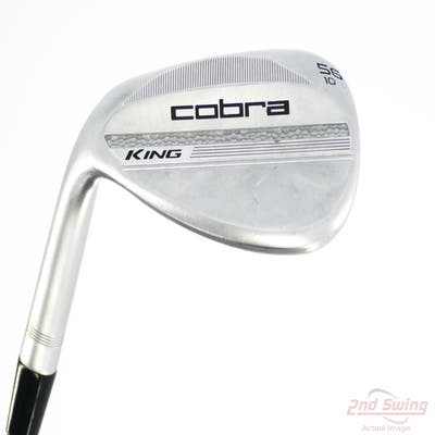 Cobra 2025 King Chrome Wedge Sand SW 56° 10 Deg Bounce V Grind True Temper Dynamic Gold Spinner Tour Issue Steel Wedge Flex Left Handed 35.5in