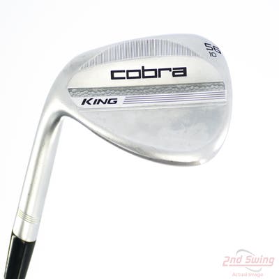 Cobra 2025 King Chrome Wedge Sand SW 56° 10 Deg Bounce V Grind True Temper Dynamic Gold Spinner Tour Issue Steel Wedge Flex Left Handed 35.5in