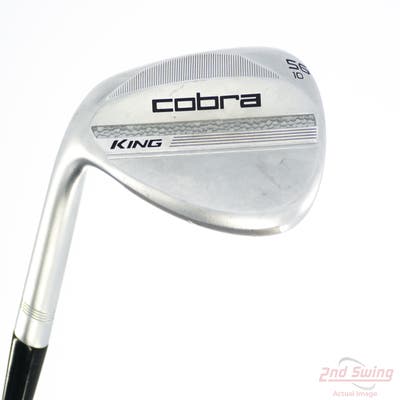 Cobra 2025 King Chrome Wedge Sand SW 56° 10 Deg Bounce V Grind True Temper Dynamic Gold Spinner Tour Issue Steel Wedge Flex Left Handed 35.5in