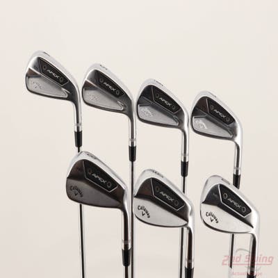 Callaway Apex MB 24/Apex CB 24 Combo Iron Set 4-10 True Temper Dynamic Gold X100 Steel X-Stiff Right Handed STD