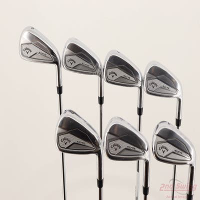 Callaway Elyte Iron Set 5-PW AW True Temper Vector 90 Steel Stiff Right Handed -1/4"