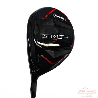 TaylorMade Stealth 2 Fairway Wood 3 Wood 3W 15° Mitsubishi Kai'li Blue 60 Graphite Regular Left Handed 43.0in