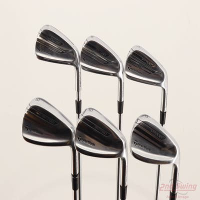 TaylorMade P-790 Iron Set 5-PW Stock Steel Shaft Steel Stiff Right Handed +1/4"