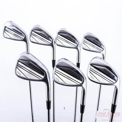 Mint Cobra 2023 KING Tour Iron Set 4-PW FST KBS Tour $-Taper Steel Stiff Right Handed +2 3/4"