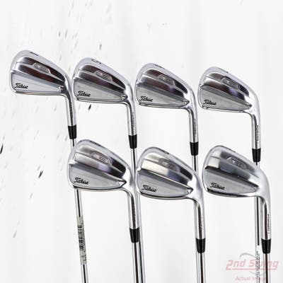 Titleist 2021 T100 Iron Set 4-PW True Temper AMT White S300 Steel Stiff Right Handed Standard +1/4"