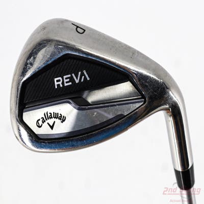 Callaway REVA Womens Single Iron Pitching Wedge PW Stock Graphite Shaft Graphite Ladies Right Handed 35.0in