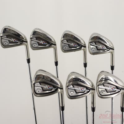 Callaway XR Pro Iron Set 4-PW True Temper XP 95 S300 Steel Stiff Right Handed +1 1/4"