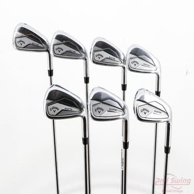 Callaway Elyte Iron Set 5-PW AW True Temper Vector 80 Steel Regular Right Handed STD