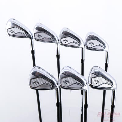 Callaway Elyte Max Fast Iron Set 5-PW AW Mitsubishi Vanquish PL 40 Graphite Senior Right Handed STD