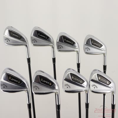 Callaway Apex Ai200 Iron Set 4-PW AW Mitsubishi Tensei AV White Raw 85 Graphite Stiff Right Handed +1 1/4"