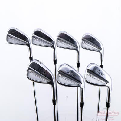 Titleist 2023 T150 Iron Set 4-PW True Temper AMT Black S300 Steel Stiff Right Handed +1/2"