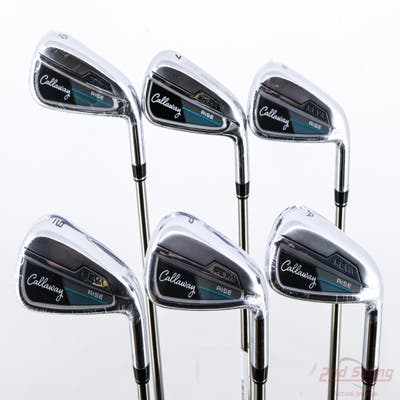 Callaway Reva Rise Iron Set 6-PW GW UST Mamiya LinQ LTE Graphite Ladies Right Handed -1/4"