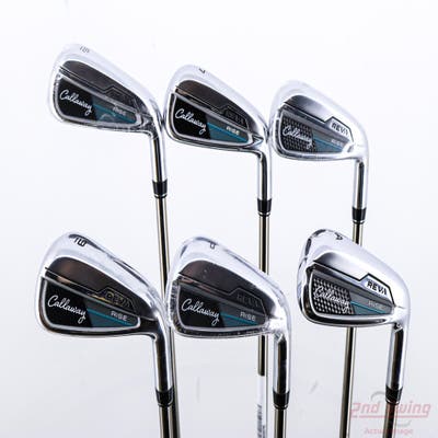 Callaway Reva Rise Iron Set 6-PW AW UST Mamiya LinQ LTE Graphite Ladies Right Handed STD