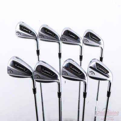 Callaway Apex Ai200 Iron Set 4-PW GW True Temper Dynamic Gold Mid 100 S300 Steel Stiff Right Handed STD