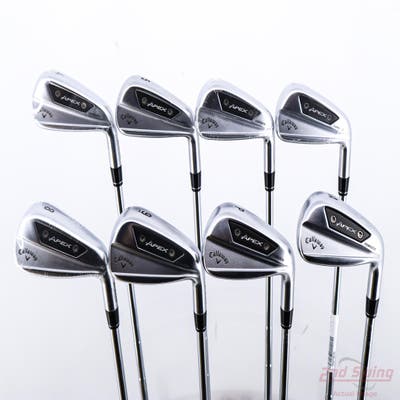 Callaway Apex Ai200 Iron Set 4-PW GW True Temper Dynamic Gold Mid 100 S300 Steel Stiff Right Handed STD