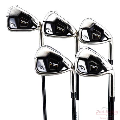 Mint Callaway Rogue ST Max OS Lite Iron Set 6-PW Mitsubishi Tensei CR Blue 40 Graphite Ladies Right Handed -1"