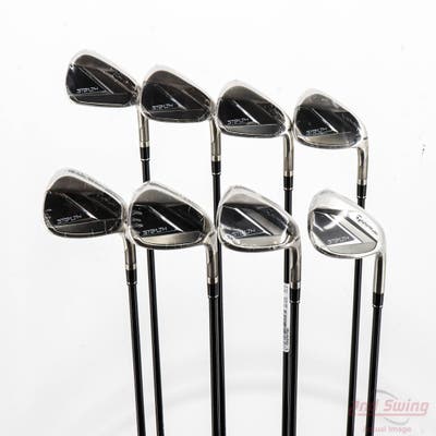 Mint TaylorMade Stealth Iron Set 5-PW AW SW TM Fujikura Ventus Red 6 Graphite Regular Right Handed STD