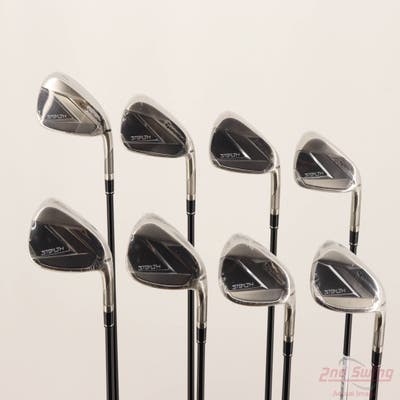 Mint TaylorMade Stealth Iron Set 4-PW AW TM Fujikura Ventus Red 7 Graphite Stiff Right Handed STD