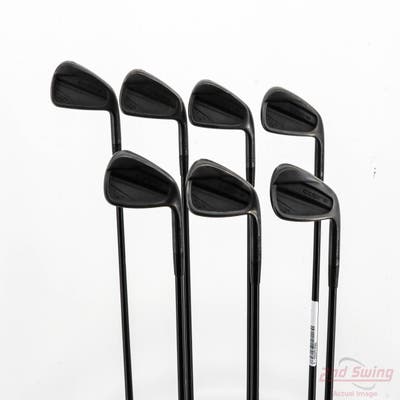 Cobra 2025 King Forged CB Black Iron Set 4-PW Mitsubishi MMT 125 Graphite Tour X-Stiff Right Handed +1/2"