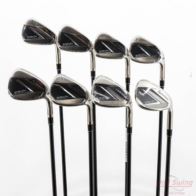Mint TaylorMade Stealth Iron Set 5-PW AW SW TM Fujikura Ventus Red 5 Graphite Senior Right Handed STD